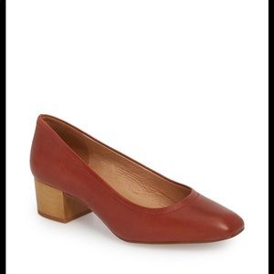 NEW Madewell vintage redwood pumps shoes. H6678